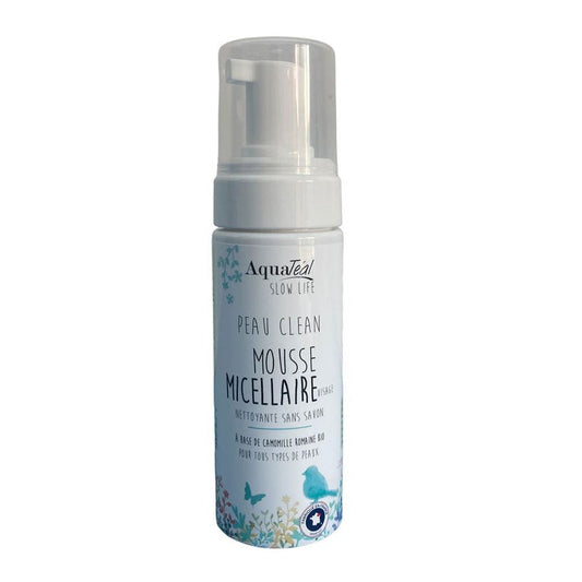 Aquateal Skin Clean Micellar Mousse Soap free 150ml (5.07fl oz) - FrenchBeautyHub