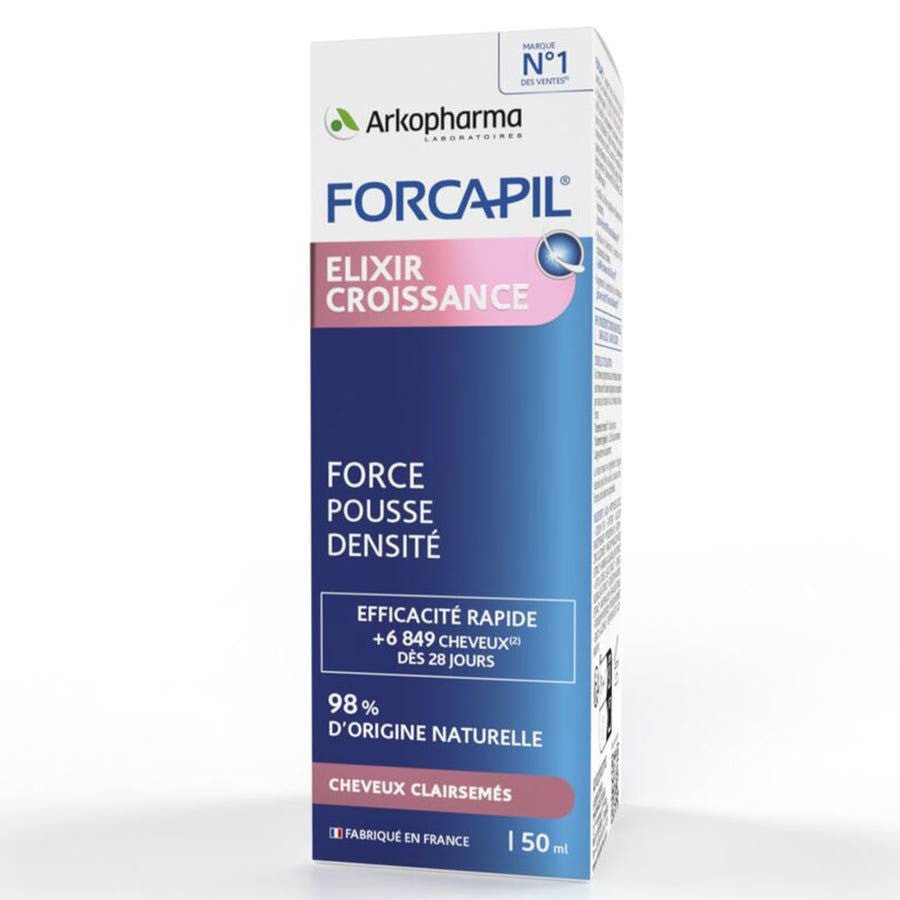 Arkopharma Forcapil Elixir Growth 50ml (1.69fl oz) - FrenchBeautyHub