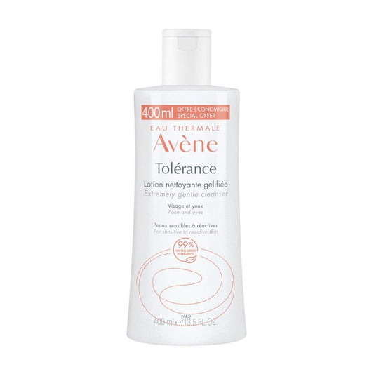 Avène Tolérance Gelled Cleansing Lotion for Sensitive Skin 400ml (13.52fl oz) - FrenchBeautyHub