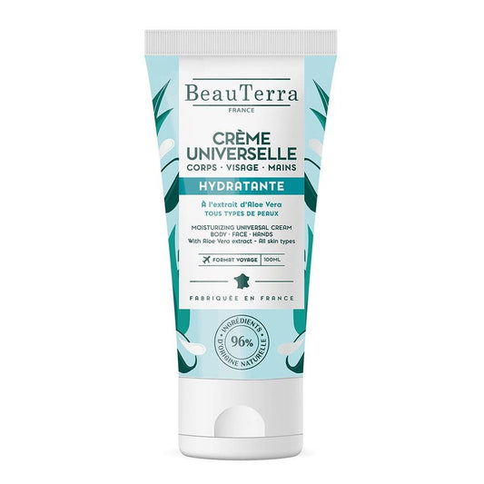 Beauterra Universal Cream Hydrating Aloe Vera 100ml (3.38fl oz) - FrenchBeautyHub