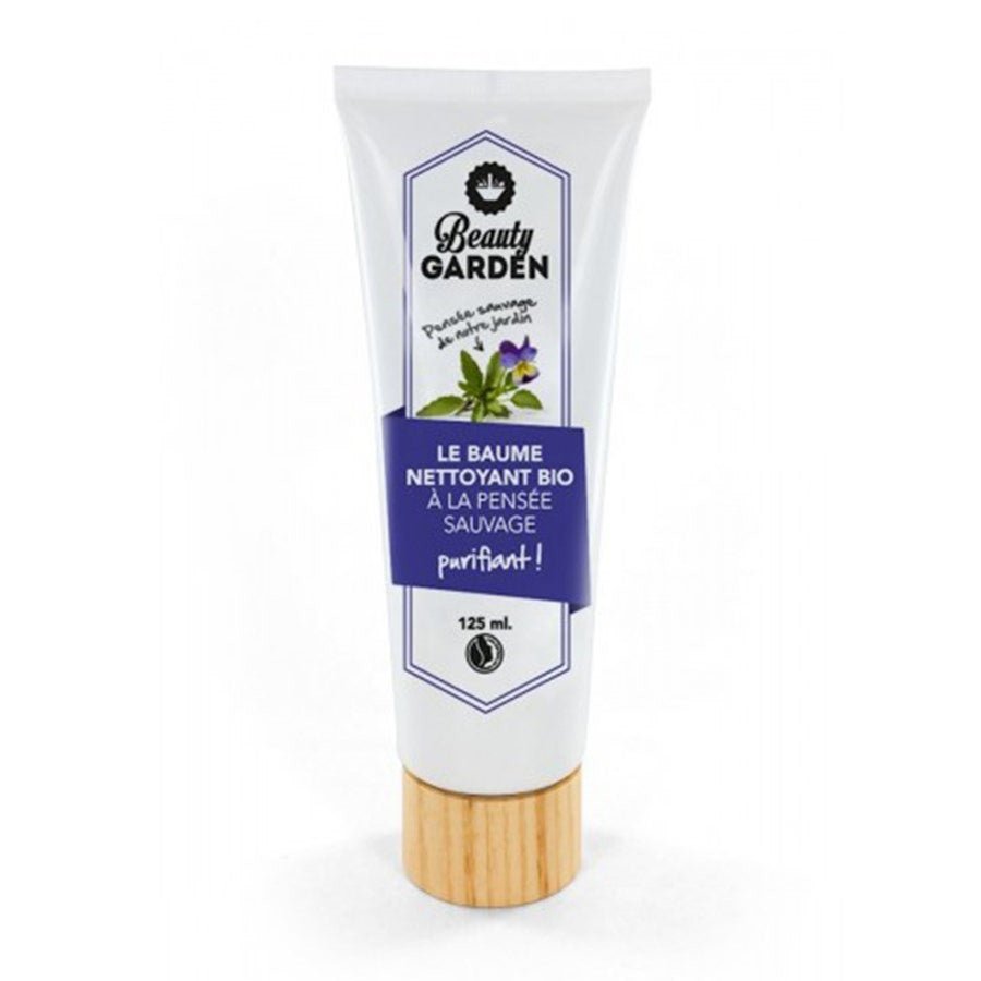 Beauty Garden Organic Wild Pansy Cleansing Balm - Purifying 125ml (4.22fl oz) - FrenchBeautyHub