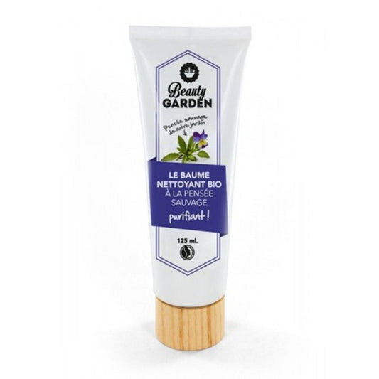 Beauty Garden Organic Wild Pansy Cleansing Balm - Purifying 125ml (4.22fl oz) - FrenchBeautyHub