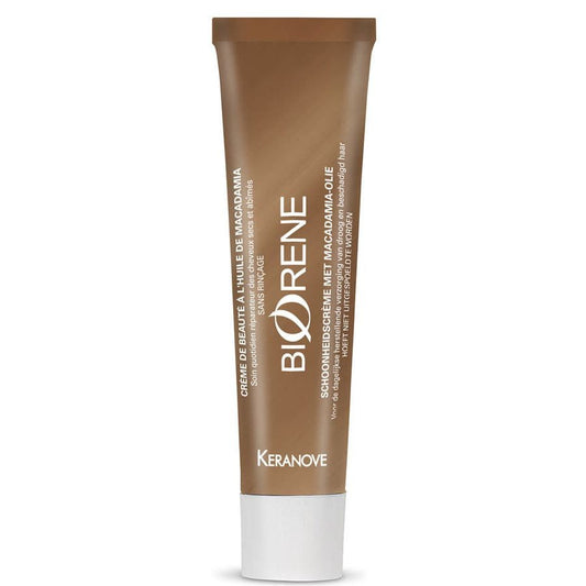 Biorene Macadamia oil beauty cream Dry, damaged hair 25ml (0.84fl oz) - FrenchBeautyHub