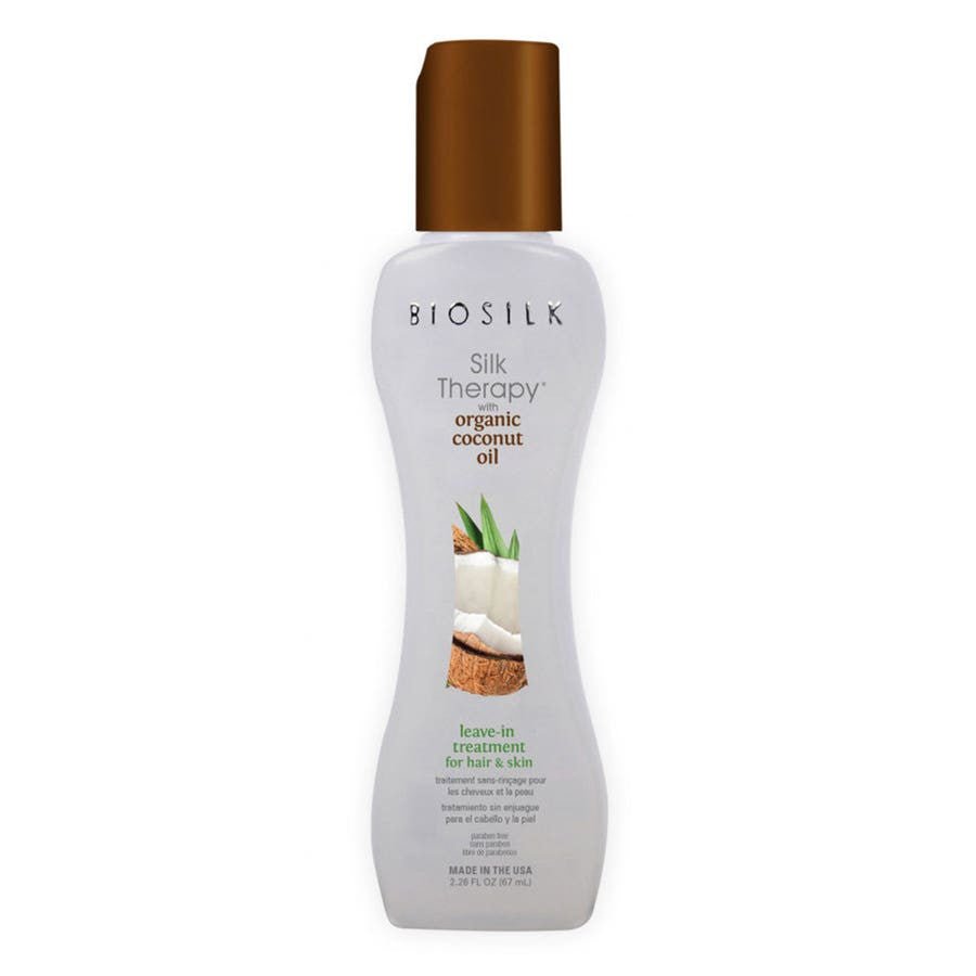 Biosilk Silk Therapy Coconut Oil Leave - In Hair and Skin Treatment 67ml (2.26fl oz) - FrenchBeautyHub