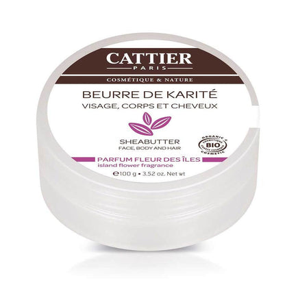 Cattier Organic Shea Butter for Face, Body, and Hair 100g (3.52 oz) - FrenchBeautyHub