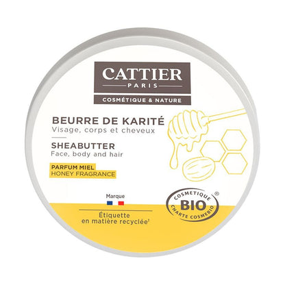 Cattier Shea Butter with Honey Fragrance 100g (3.52 oz) - FrenchBeautyHub