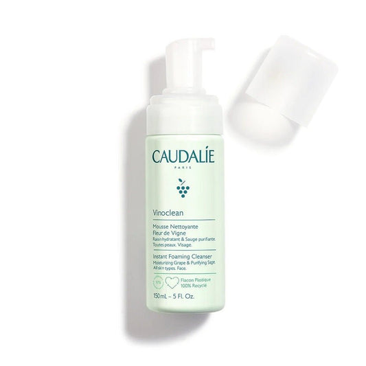Caudalie Vinoclean Cleansing Foam Fleur de Vigne 150ml (5.07 fl oz) - FrenchBeautyHub