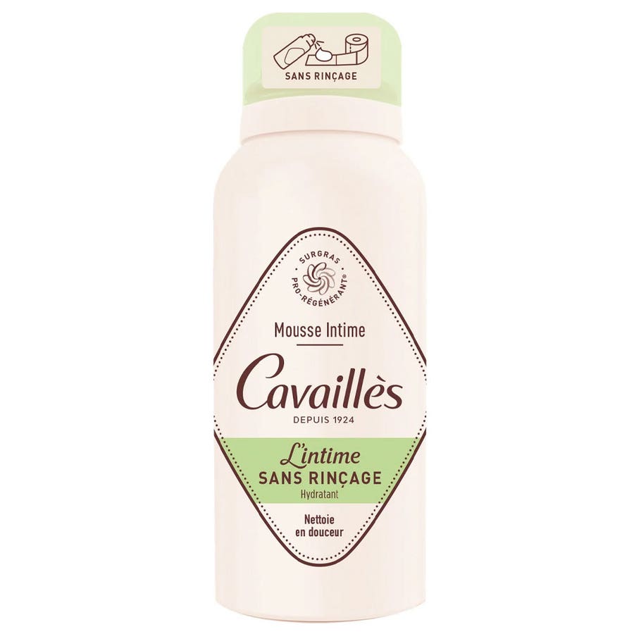 Cavaillès Surgras Pro - Regenerating Hydrating No - Rinse Intimate Foam 100ml (3.38fl oz) - FrenchBeautyHub