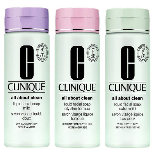 Clinique Basic 3 Temps Liquid Face Soaps 200ml (6.76fl oz) - FrenchBeautyHub