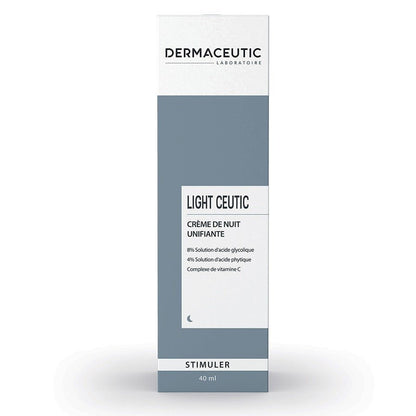Dermaceutic Light Ceutic Unifying Night Cream Stimulate 40ml (1.35fl oz) - FrenchBeautyHub