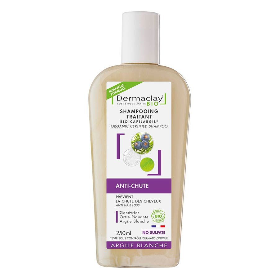 Dermaclay Bio Capilargil Anti Hair Loss Shampoo 250ml (8.45 fl oz) - FrenchBeautyHub