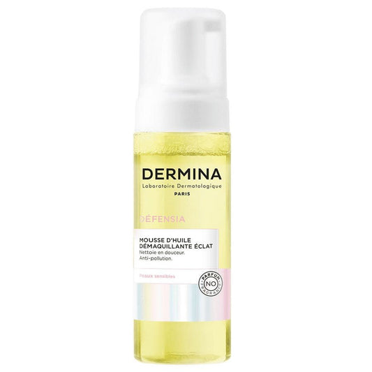 Dermina Defensia Radiance Cleansing Oil Mousse 150ml (5.07fl oz) - FrenchBeautyHub