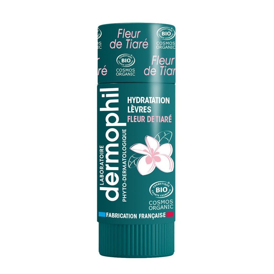 Dermophil Indien Classics Bioes Protect Lip Stick Tiare Flower 4g (0.14 oz) - FrenchBeautyHub