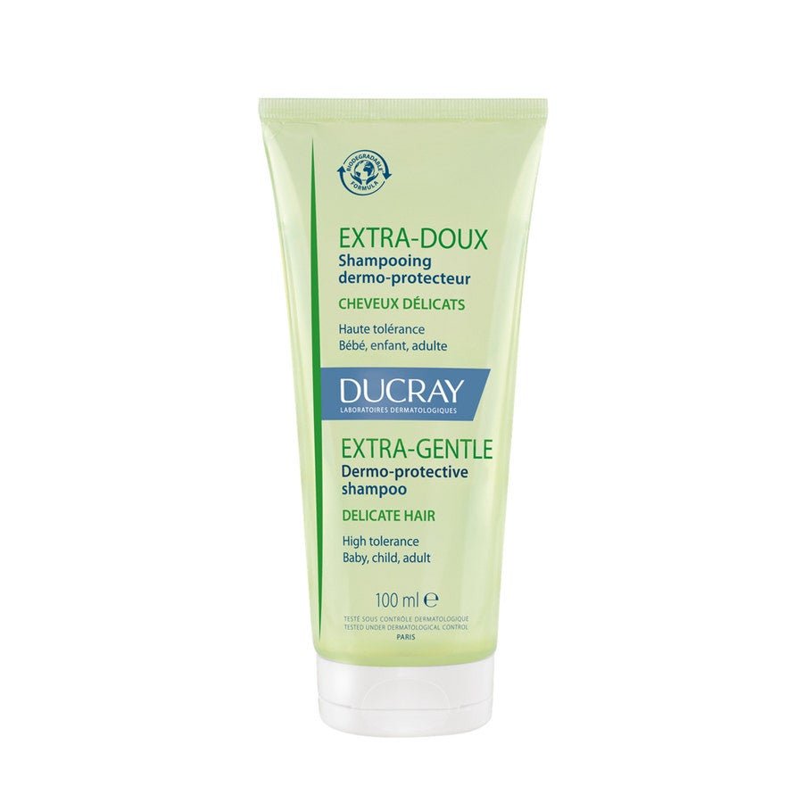 Ducray Extra - Doux Dermo - Protective Shampoo for Delicate Hair - FrenchBeautyHub