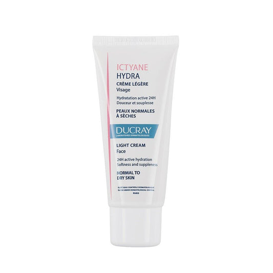 Ducray Ictyane Hydra Face Light Cream Normal To Dry Skin 40ml (1.35fl oz) - FrenchBeautyHub