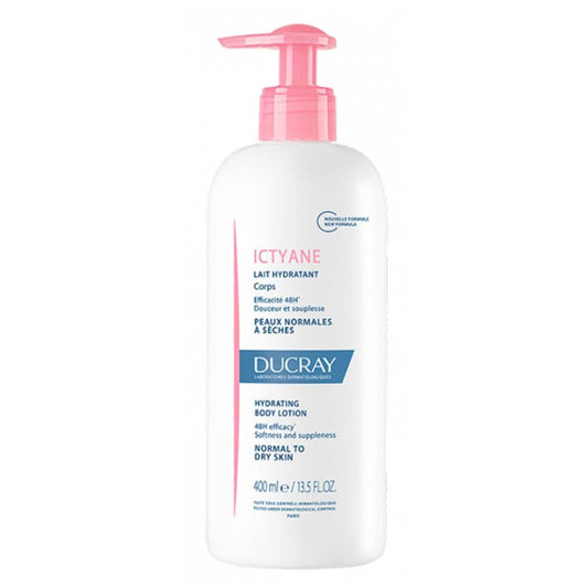 Ducray Ictyane Hydrating Body Lotion 400ml (13.53floz) - FrenchBeautyHub