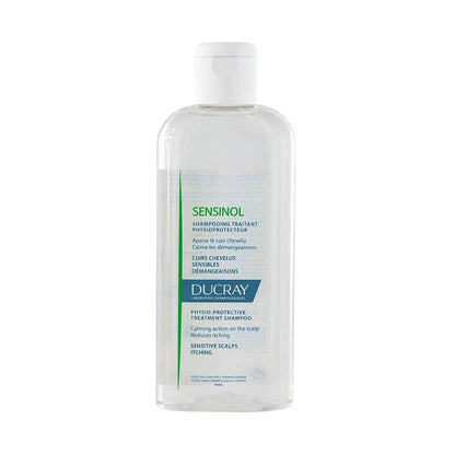 Ducray Sensinol Physio - Protective Treatment Shampoo for Sensitive and Itchy Scalps - FrenchBeautyHub