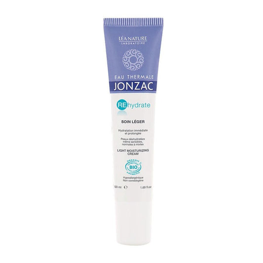 Eau thermale Jonzac Organic Rehydrate Light Cream 50ml (1.69fl oz) - FrenchBeautyHub