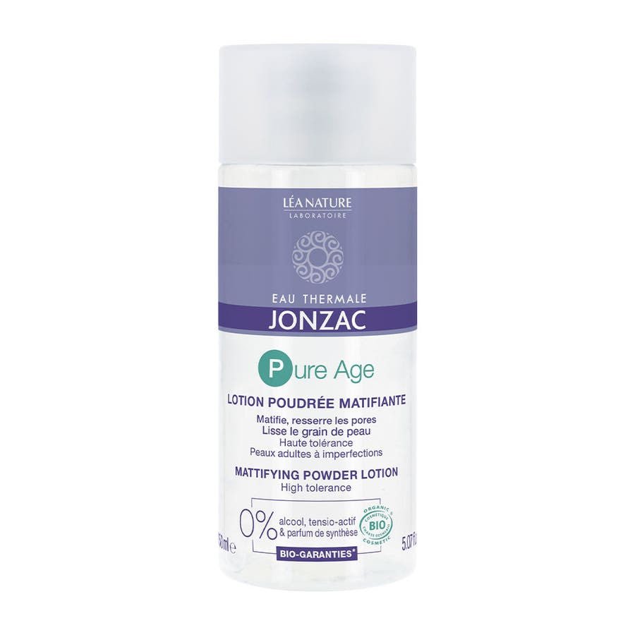 Eau thermale Jonzac Pure Age Matifying Powder Lotion 150ml (5.07fl oz) - FrenchBeautyHub