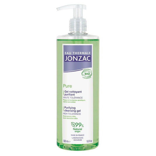 Eau thermale Jonzac Pure Purifying Cleaning Gel 500ml (16.90fl oz) - FrenchBeautyHub