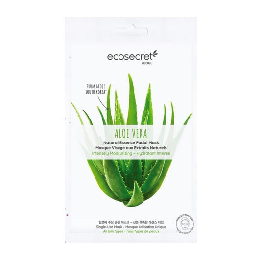 Eco Secret Aloe Natural Essence Facial Mask Seoul 20ml (0.67fl oz) - FrenchBeautyHub