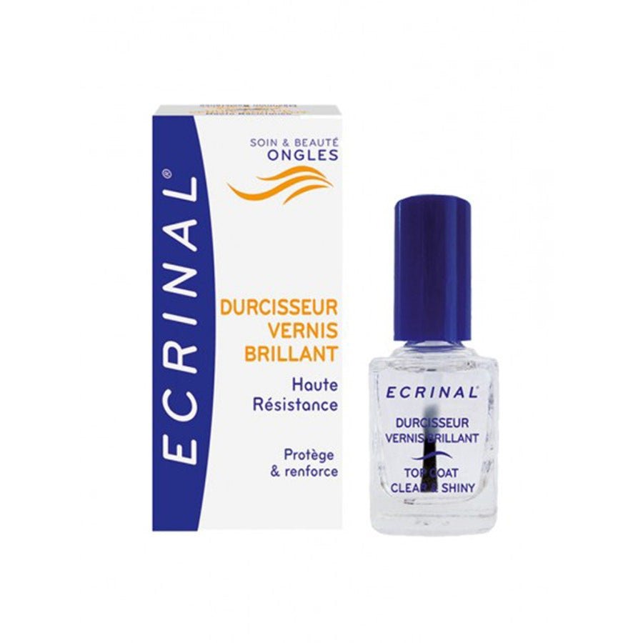 Ecrinal Shiny Nail Polish High Resistance Strengthener 10ml (0.33fl oz) - FrenchBeautyHub