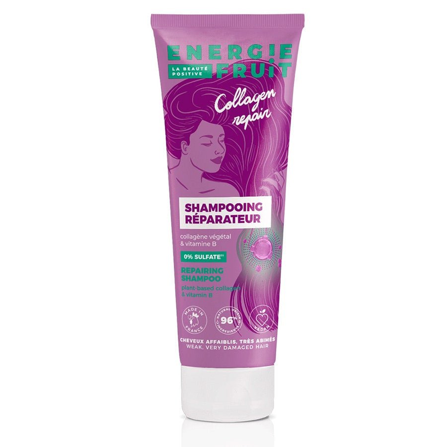Energie Fruit Plant Collagen & Vitamin B Repair Shampoo 250ml (8.45fl oz) - FrenchBeautyHub