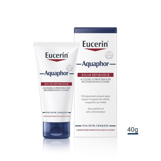 Eucerin Aquaphor Skin Repair Ointment Dry and Cracked Skin 40g (1.41 oz) - FrenchBeautyHub