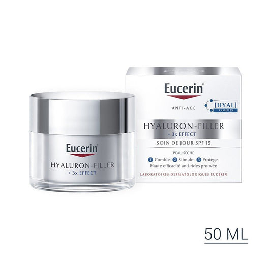 Eucerin Hyaluron - Filler + 3x Effect Daily Care Dry Skins 50ml (1.69fl oz) - FrenchBeautyHub