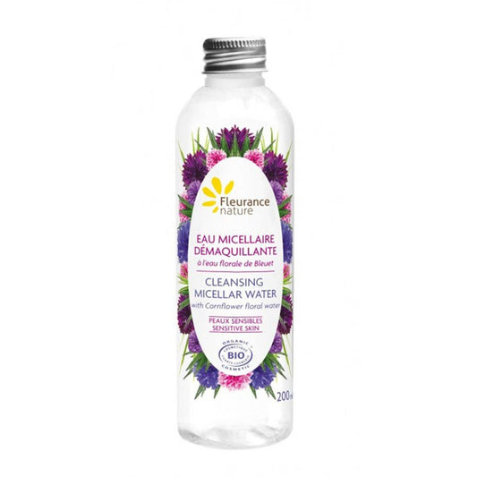 Fleurance Nature Cornflower Organic Micellar Cleansing Water 200ml (6.76fl oz) - FrenchBeautyHub