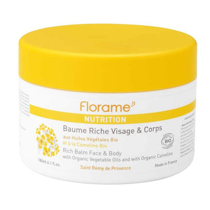 Florame Face And Body Rich Balm 180ml (6.08fl oz) - FrenchBeautyHub