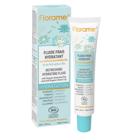 Florame Fresh Hydrating Fluid Bioes 40ml (1.35fl oz) - FrenchBeautyHub