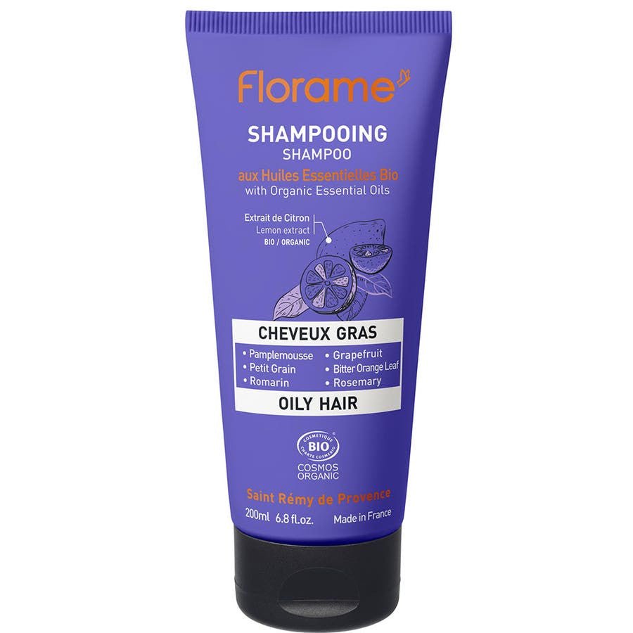 Florame Organic Oily Hair Shampoo 200ml (6.76fl oz) - FrenchBeautyHub