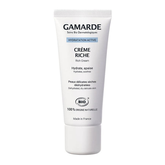 Gamarde Hydratation Active Rich Cream 40g (1.41 oz) for Dry Sensitive Skin - FrenchBeautyHub