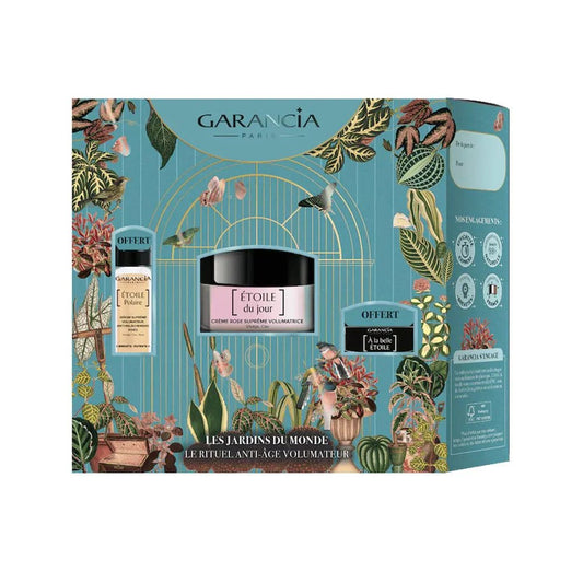 Garancia Rituel Anti - Age Volume GiftBox with Day Cream, Serum, and Face Masks - FrenchBeautyHub
