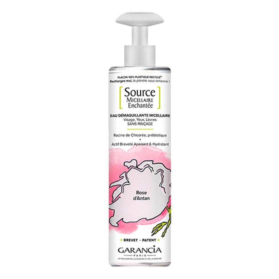 Garancia Source Micellaire Enchante Rose bottle 400ml (13.52fl oz) - FrenchBeautyHub