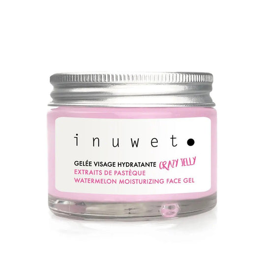 Inuwet Crazy Jelly Natural Moisturizing Gel Face Rose Watermelon Perfumes 50ml (1.69fl oz) - FrenchBeautyHub
