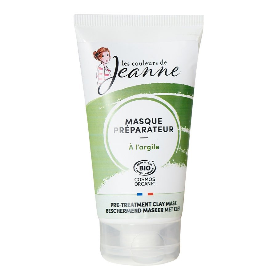 Jeanne's Colors Clay Preparatory Mask Plant - Based Color Fixer 150g (5.29oz) - FrenchBeautyHub