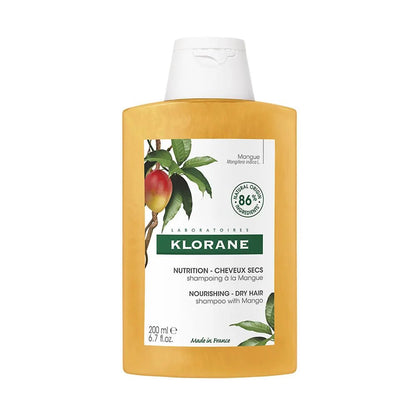 Klorane Nourishing Shampoo with Mango Butter - FrenchBeautyHub