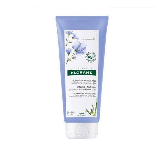 Klorane Volume Conditioner with Flax Fiber 200ml (6.76fl oz) - FrenchBeautyHub