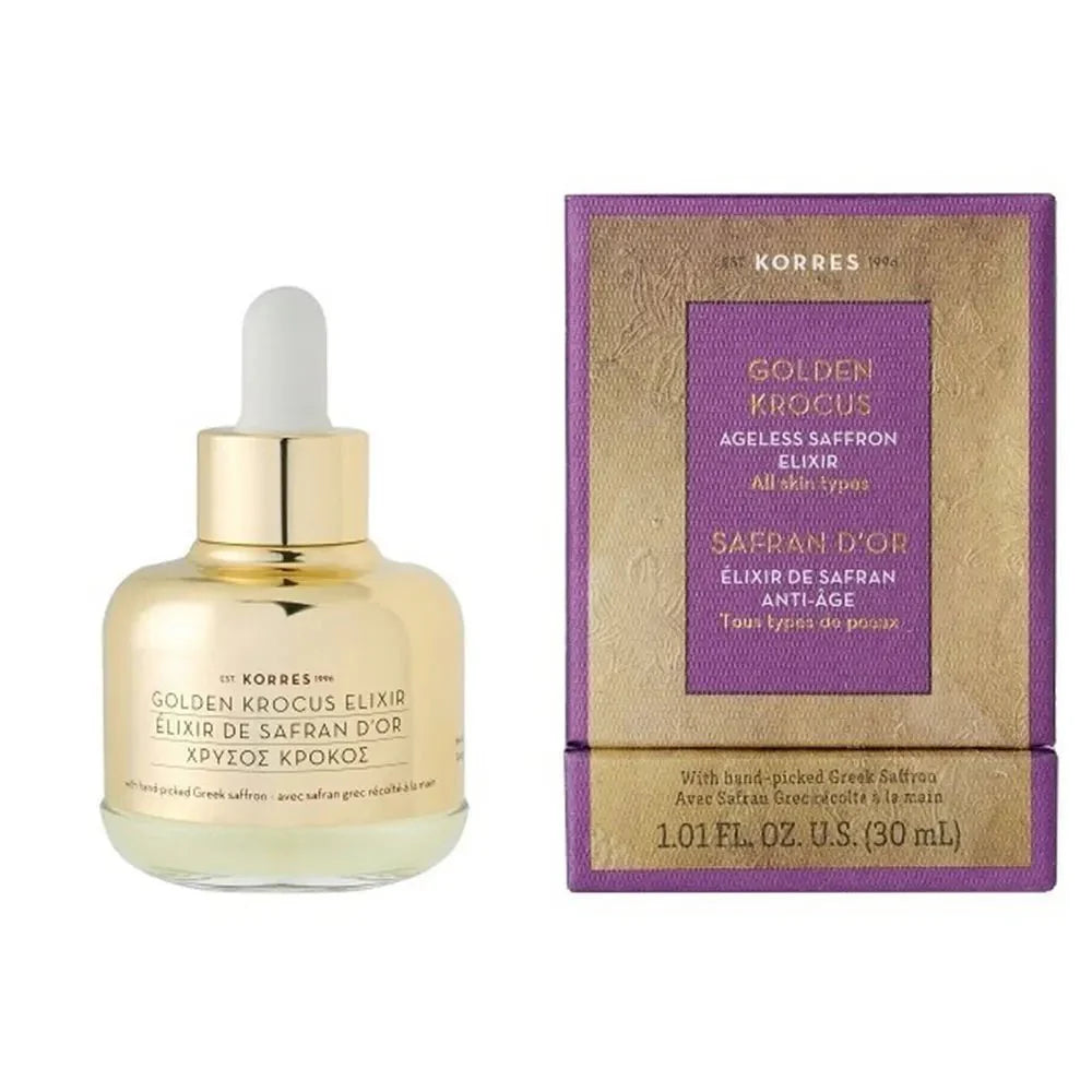 Korres Golden Krocus 30ml (1.01fl oz) - FrenchBeautyHub