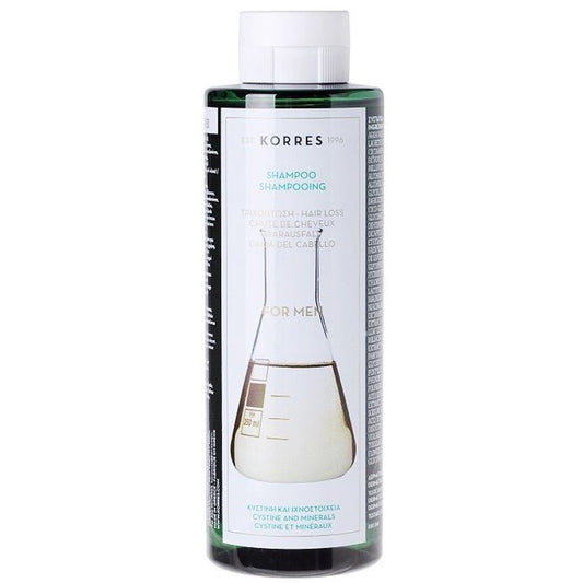 Korres Hair Loss Shampoo For Men Cysteine And Minerals 250ml (8.45fl oz) - FrenchBeautyHub
