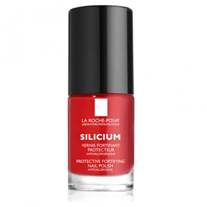 La Roche - Posay Protective Fortifying Nail Polish with Silicium Color Bloc Anti - Shock Treatment, 6ml - FrenchBeautyHub