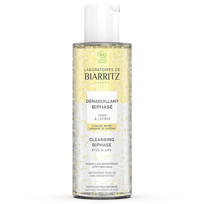 Laboratoires De Biarritz Cleaning Biphasic Cleanser Sensitive Eyes and Lips 125ml (4.22fl oz) - FrenchBeautyHub