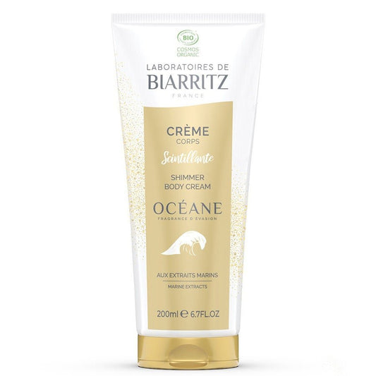 Laboratoires De Biarritz Oceane Shimmer Body Cream 200ml (6.76 fl oz) - FrenchBeautyHub