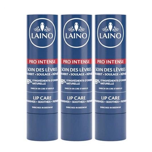 Laino Lip Care Beeswax Sticks 4g x3 (0.14 oz x3) - FrenchBeautyHub