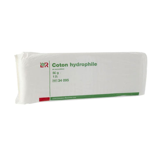 Lohmann Rauscher Cotton Accordion 50g Hydrophilic Cotton - FrenchBeautyHub