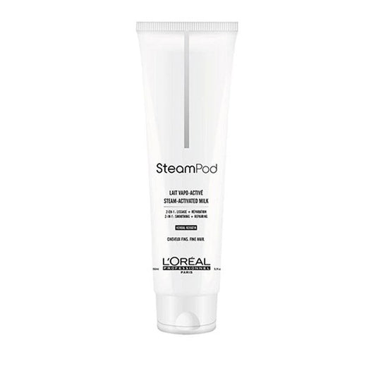 L'Oreal Professionnel Steampod Activa 2in1 Vapo Milk straightening + repairing fine hair 150ml (5.07fl oz) - FrenchBeautyHub