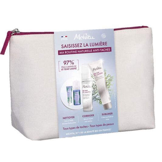 Melvita Nectar De Lumière Natural Anti - Spot Routine Set - FrenchBeautyHub