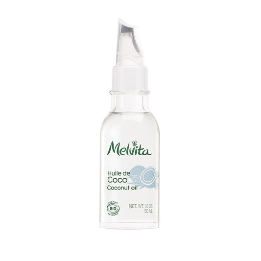 Melvita Organic Nourishing Coconut Oil Dry And Damaged Hair 50ml (1.69fl oz) - FrenchBeautyHub